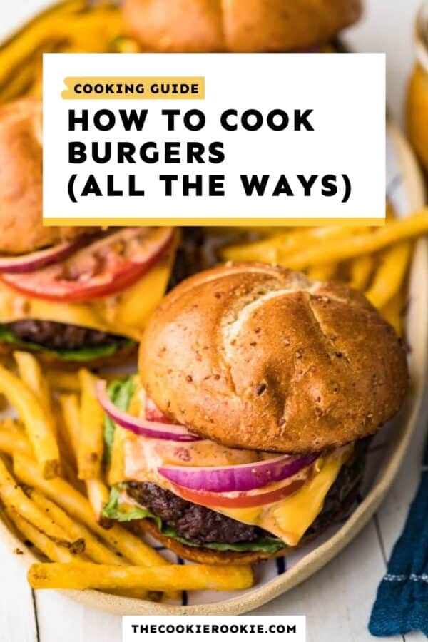burgers cooking guide