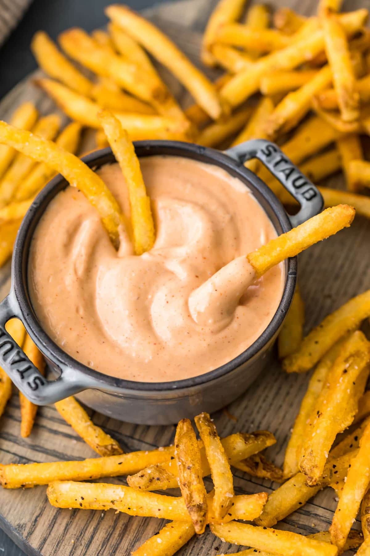 Fries in fry sauce