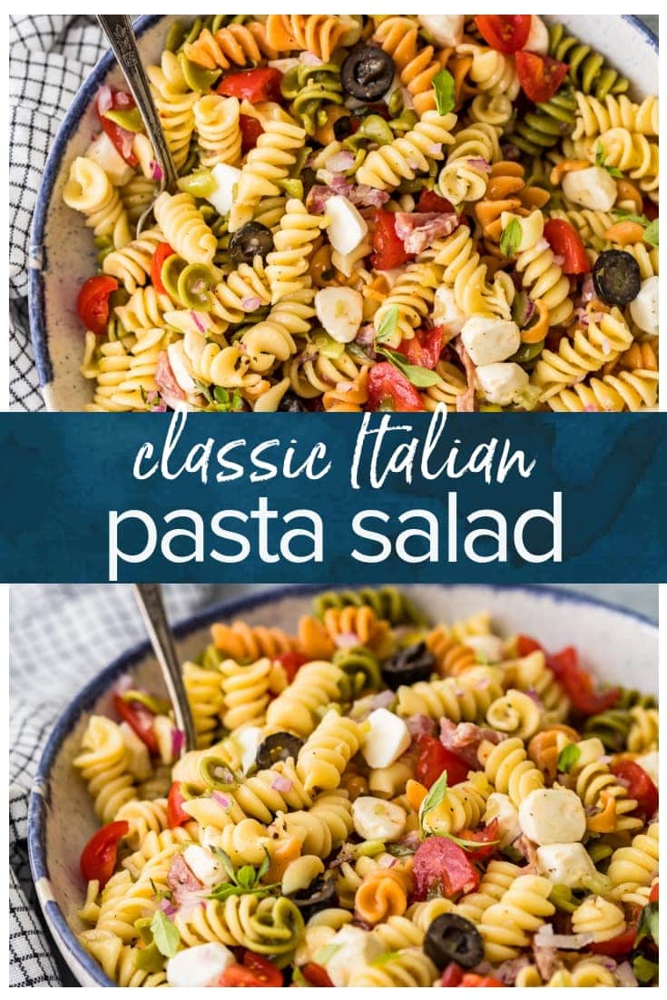 Italian Pasta Salad Recipe - The Cookie Rookie® (VIDEO!!)