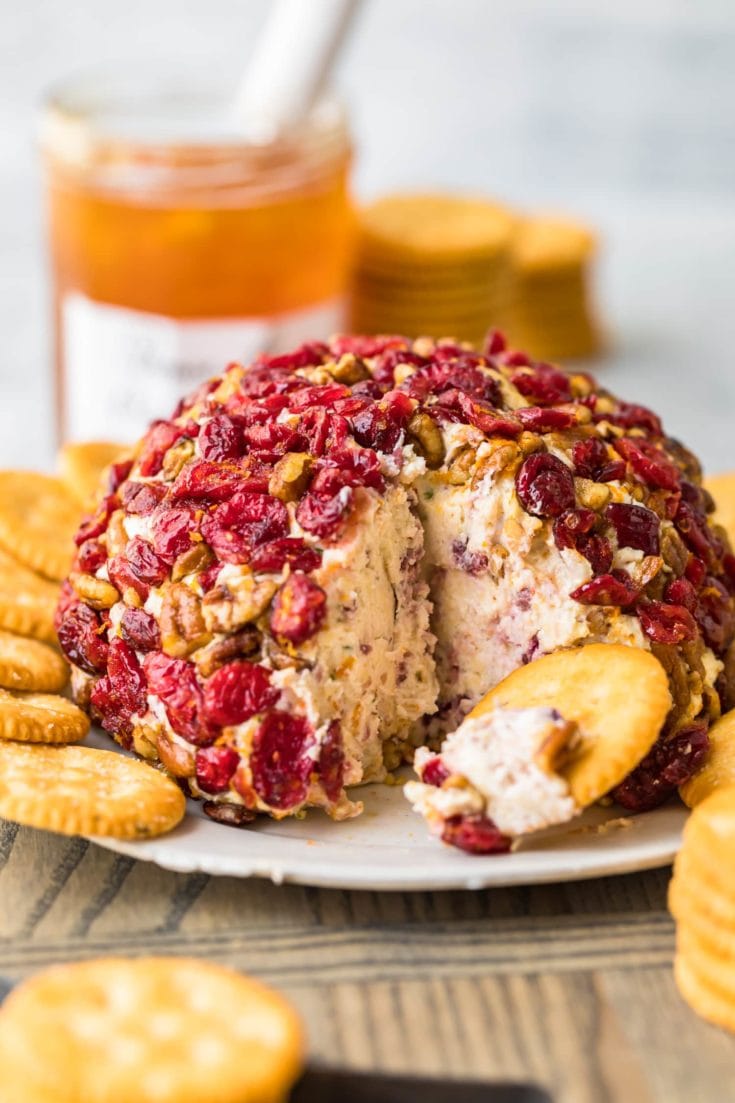 Christmas Cheese Ball Recipe with Orange and Cranberry Recipe The Cookie Rookie®