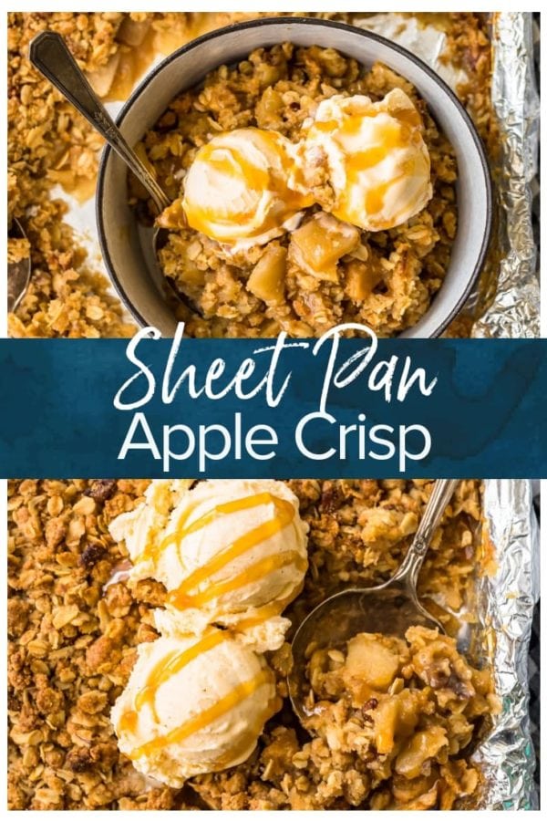 sheet pan apple crisp pinterest photo