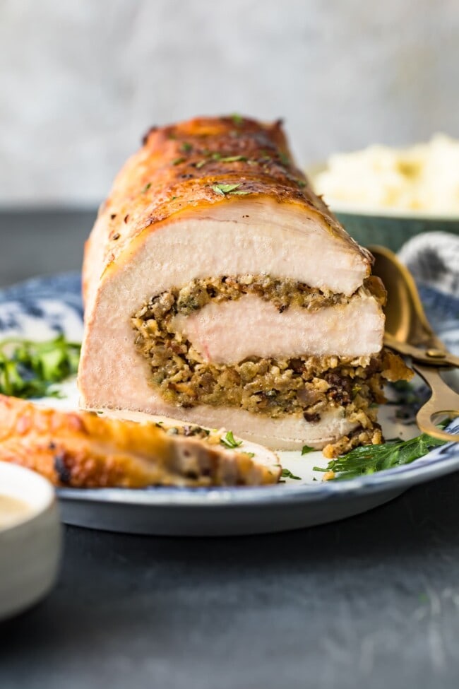 Stuffing Stuffed Pork Roast Recipe (Pork Roulade) - (VIDEO!!)