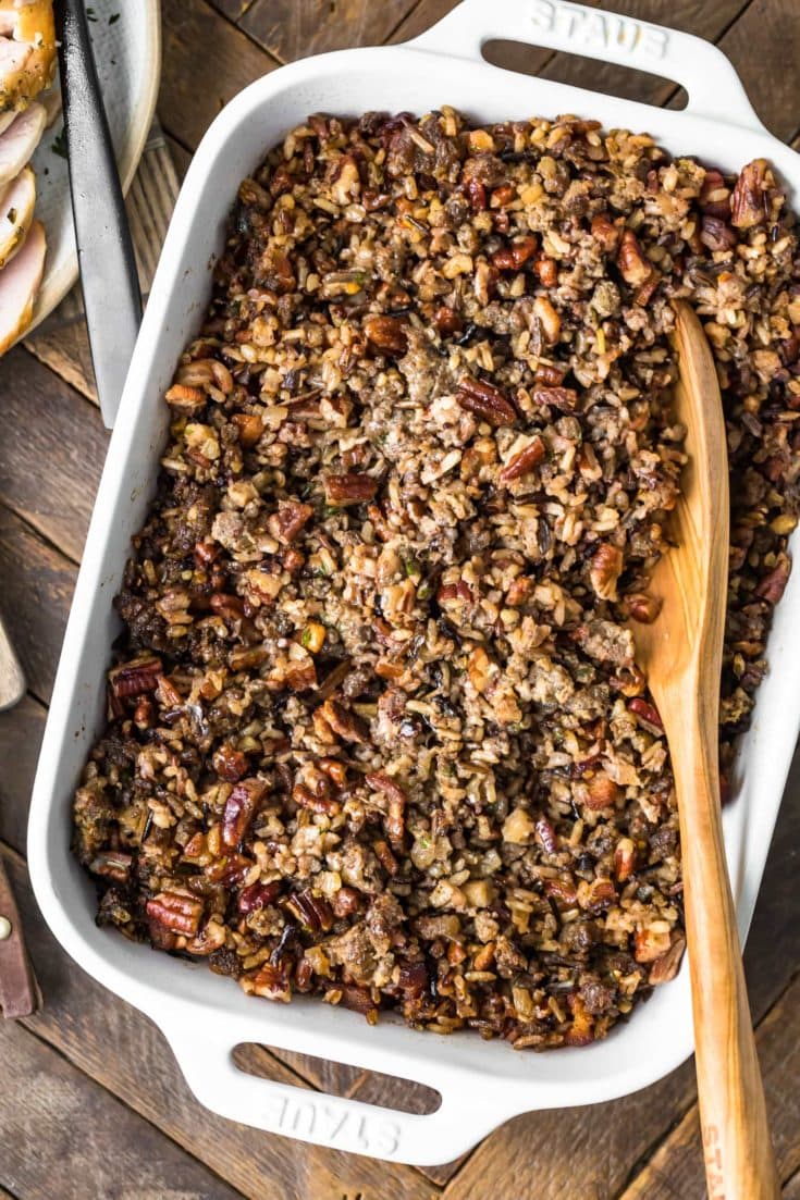 Wild Rice Sausage Stuffing Recipe The Cookie Rookie®