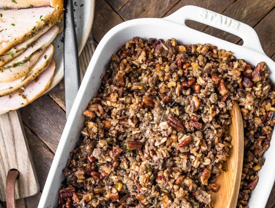 Wild Rice Sausage Stuffing Recipe The Cookie Rookie®
