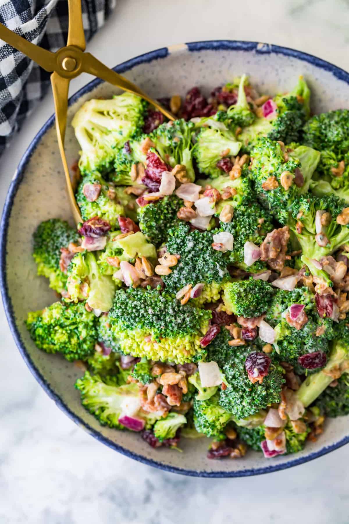 BEST Broccoli Salad (Creamy Broccoli Bacon Salad Recipe)