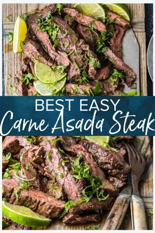 carne asada steak - pinterest collage