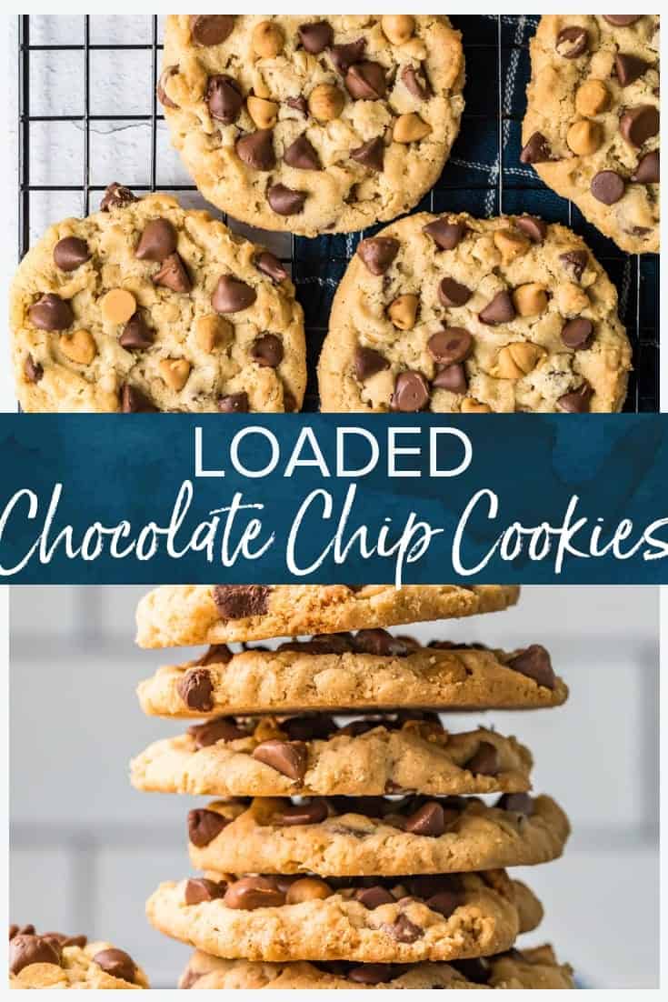 Loaded Chocolate Chip Giant Cookies Recipe (VIDEO!)