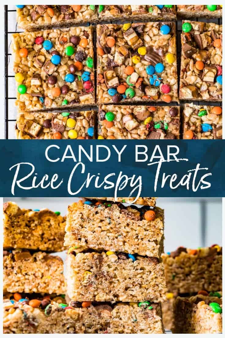 Candy Rice Krispie Treats (Loaded Rice Krispies) (VIDEO!!)