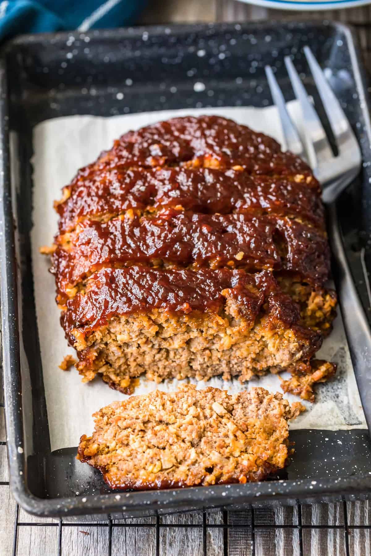 Bacon Meatloaf in a tin