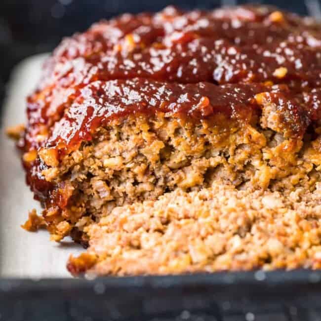 bacon meatloaf with sauce