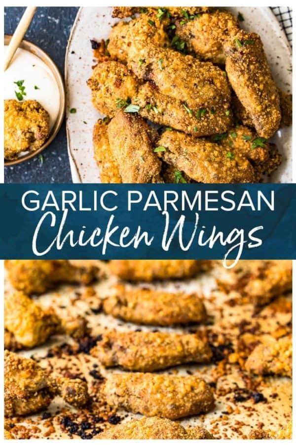 garlic parmesan chicken wings pinterest pic