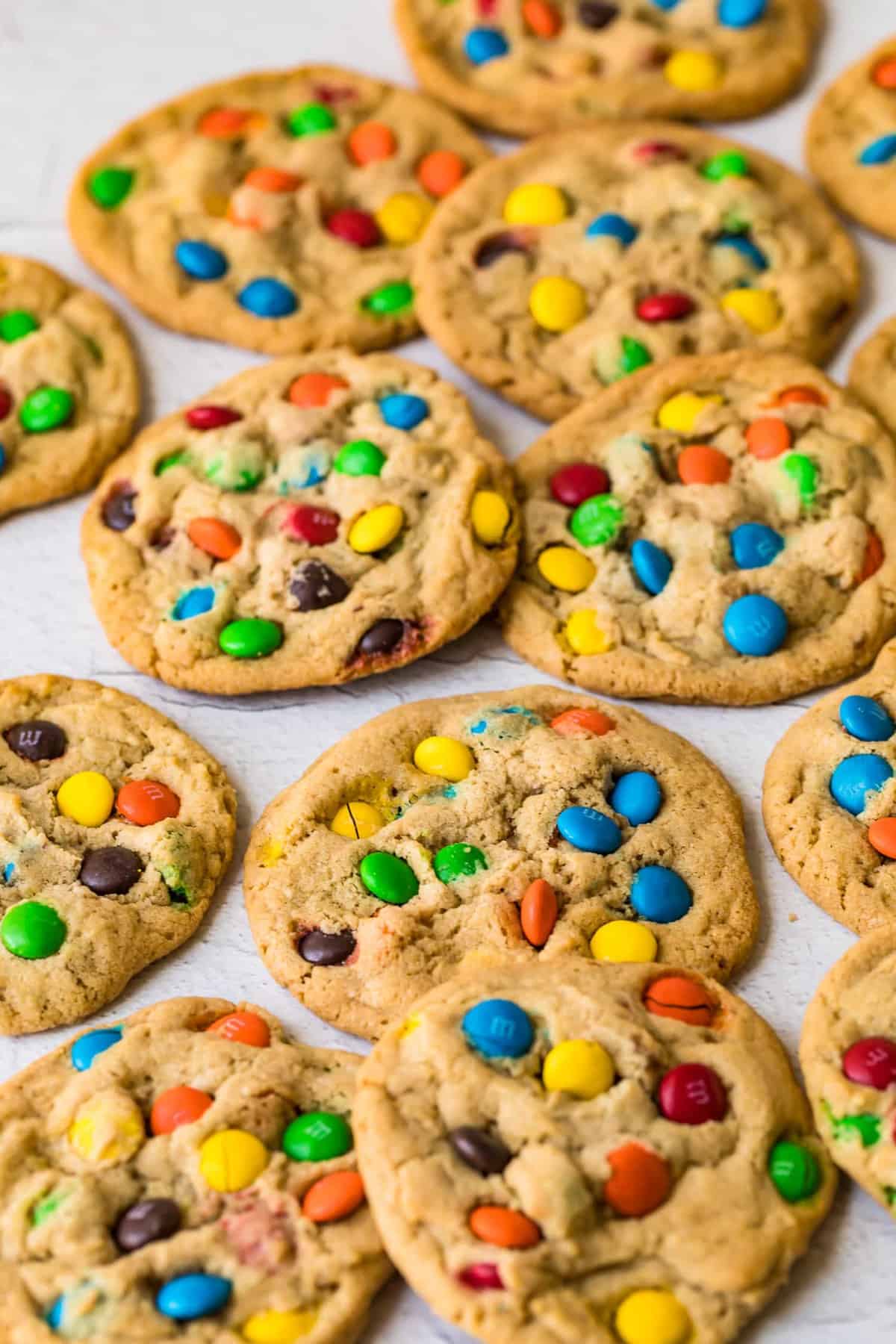  M&M Cookies just out of the oven