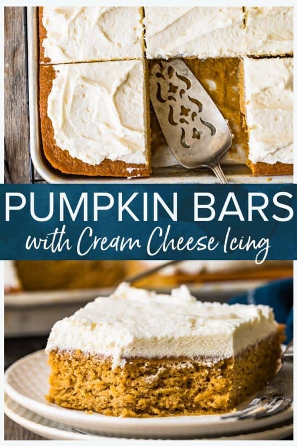 pumpkin bars with cream cheese icing pinterest photo