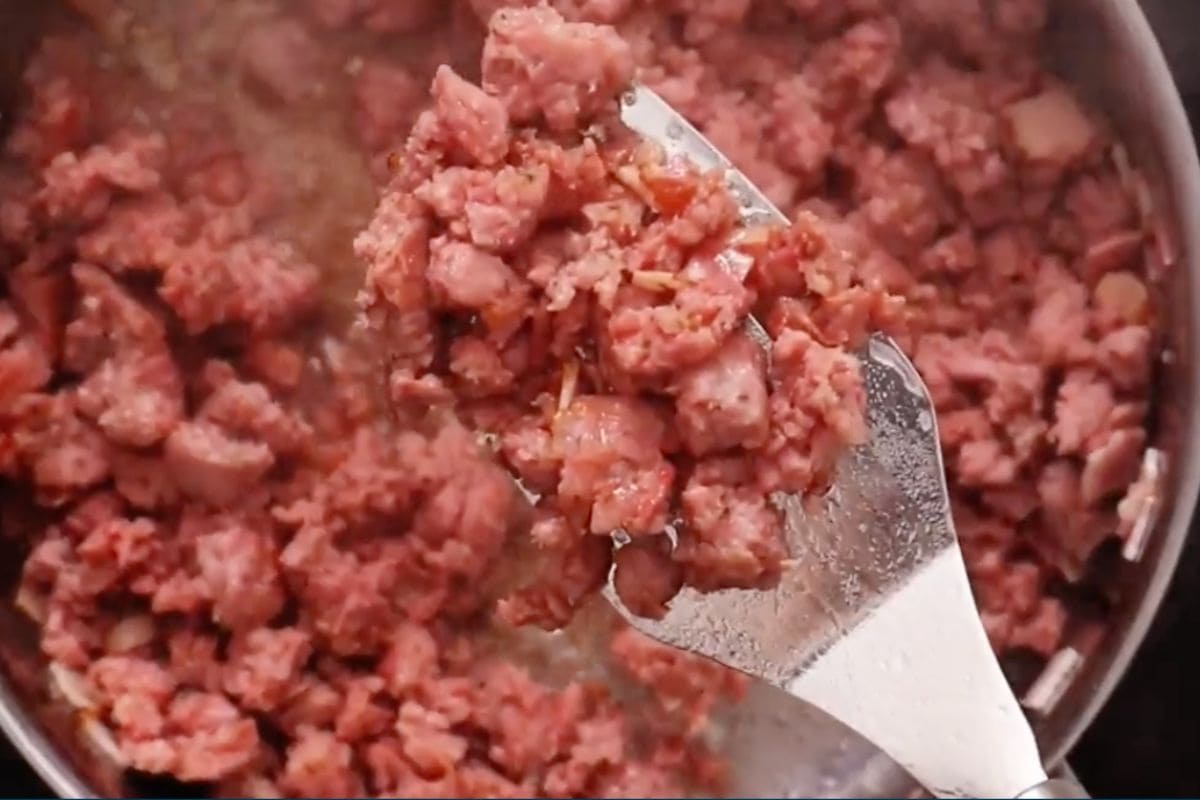 cook sausage and bacon