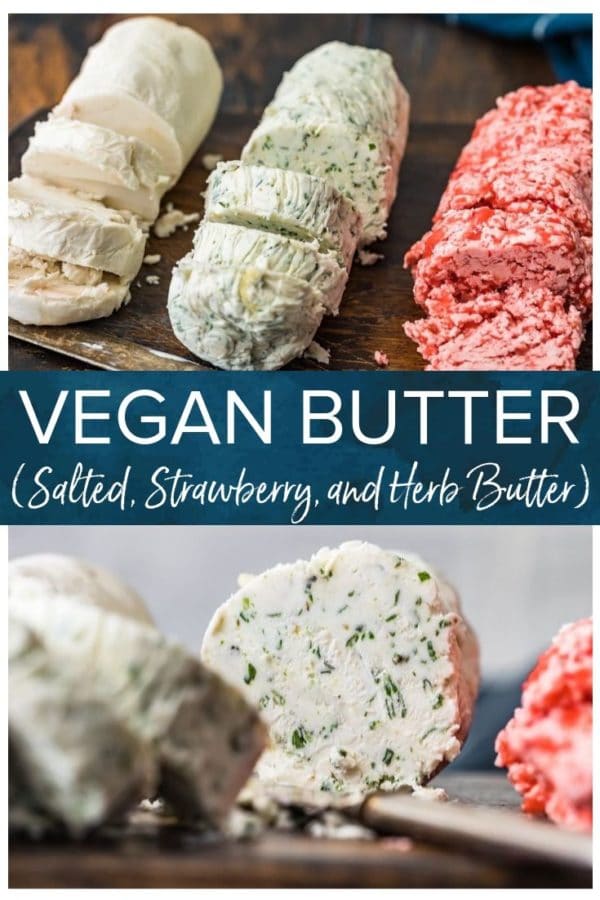 homemade vegan butter pinterest image