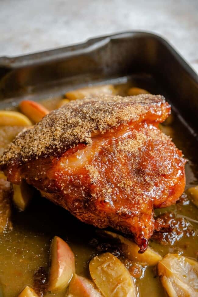 スパイシーなパイナップルのグレーズドハムのレシピ