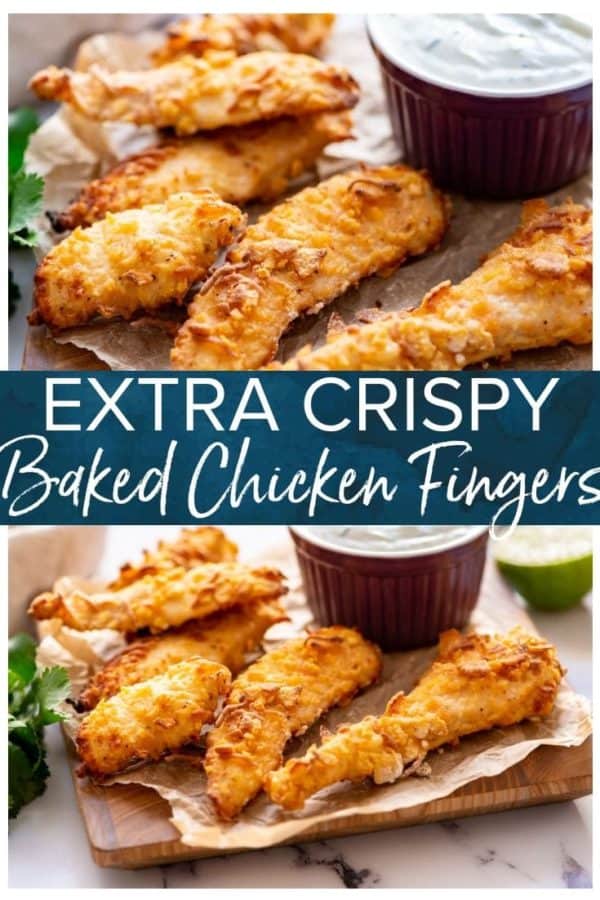 baked chicken fingers pinterest pic