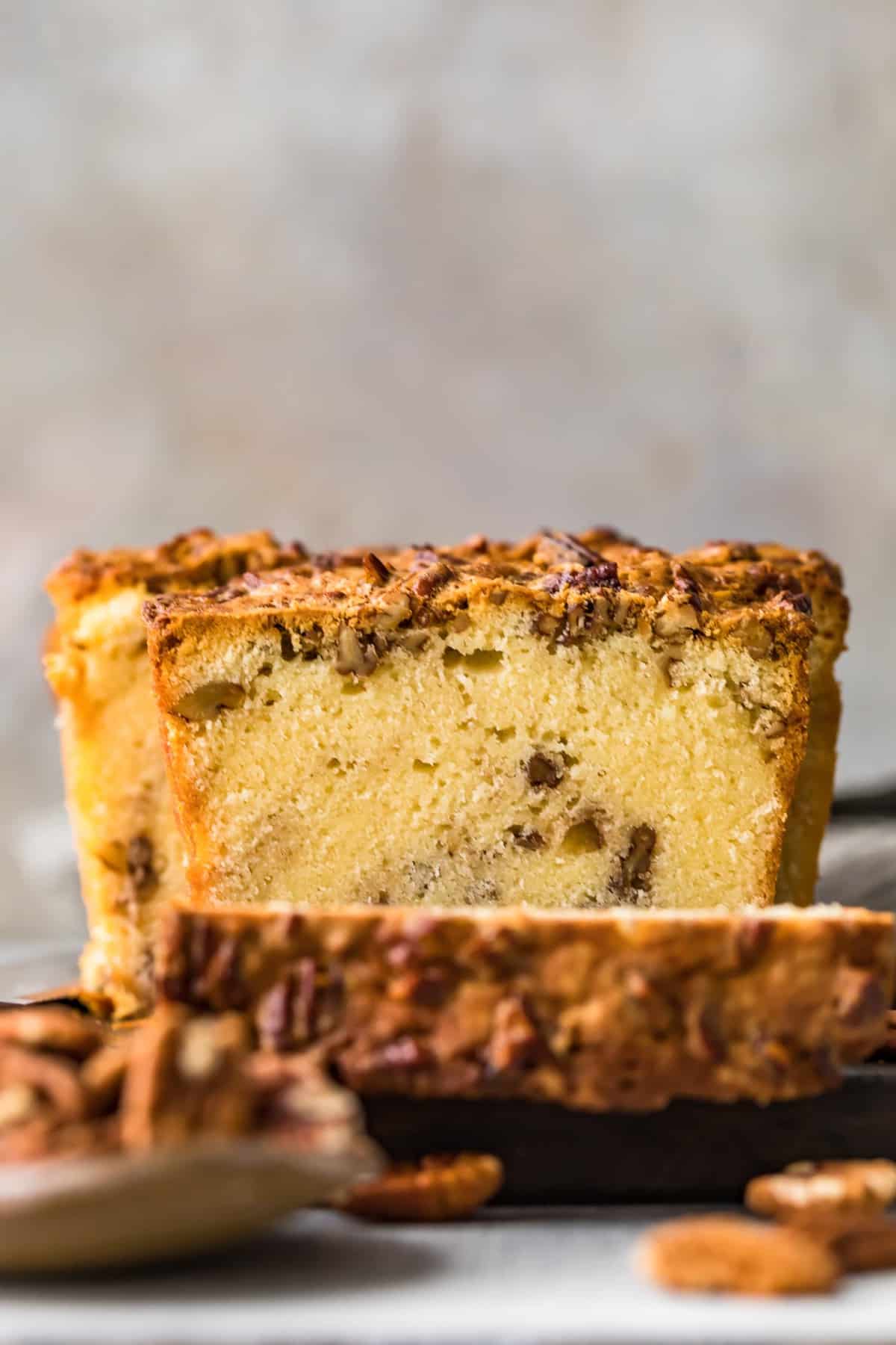 Slices of cake ready to eat