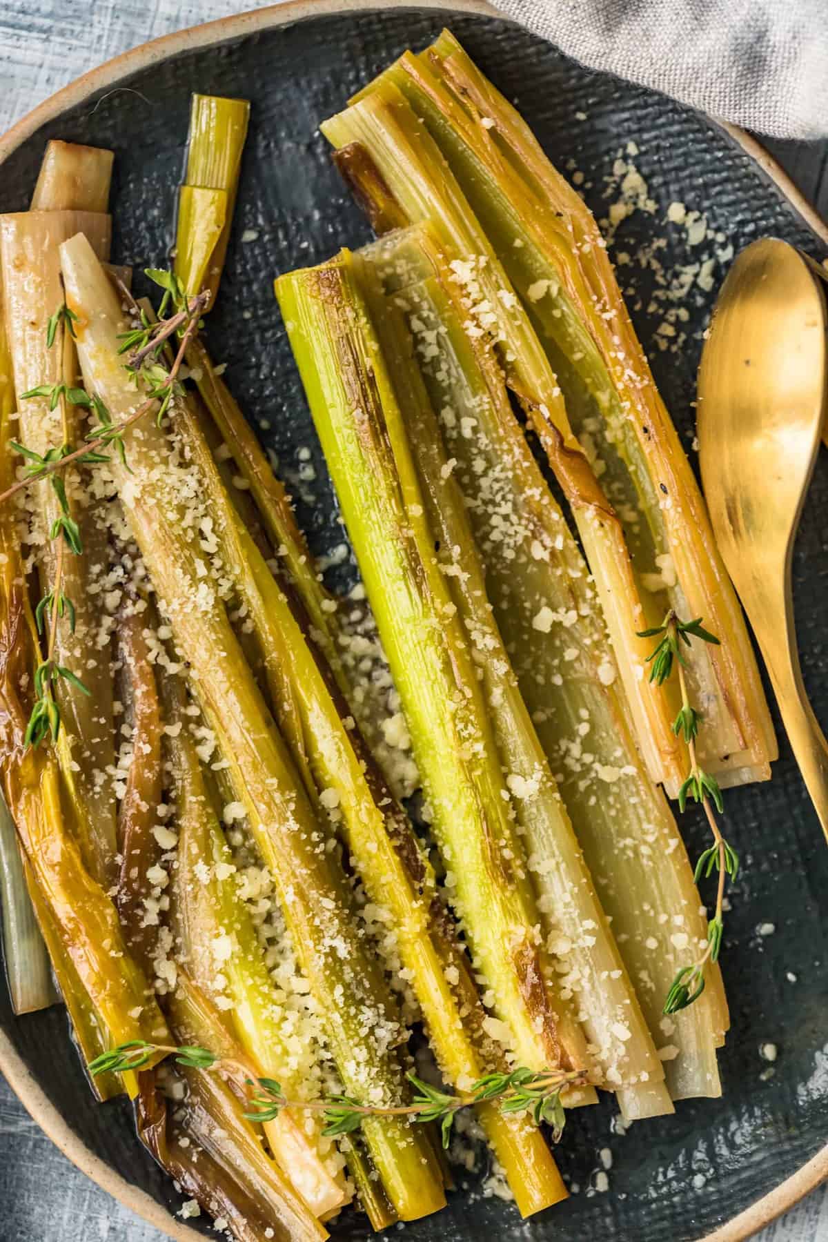 Close up of the vegetable side dish