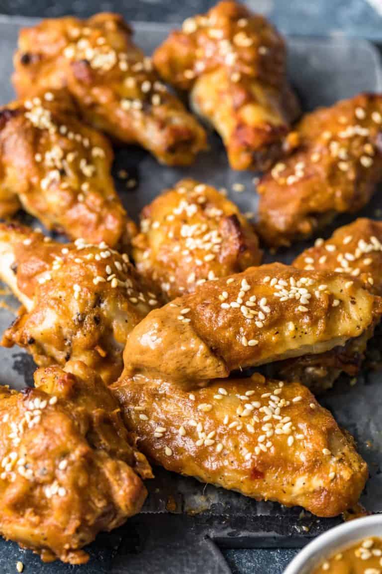 Thai Chicken Wings with Spicy Peanut Sauce Recipe The Cookie Rookie®