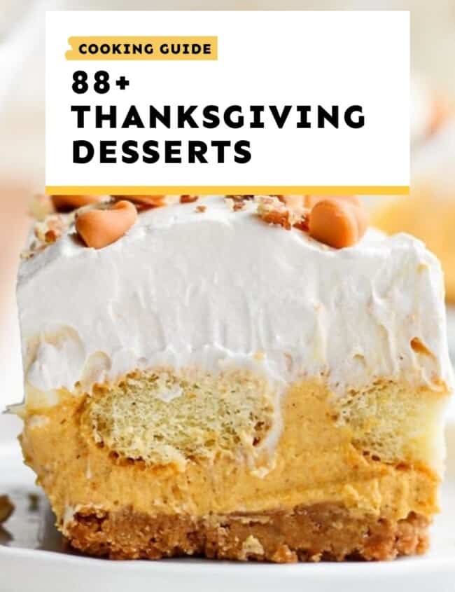 thanksgiving desserts guide