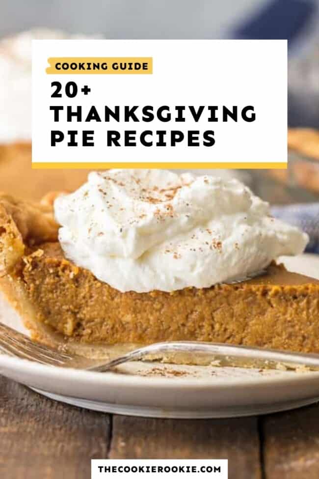 20 Best Thanksgiving Pies to Make This Year - The Cookie Rookie®