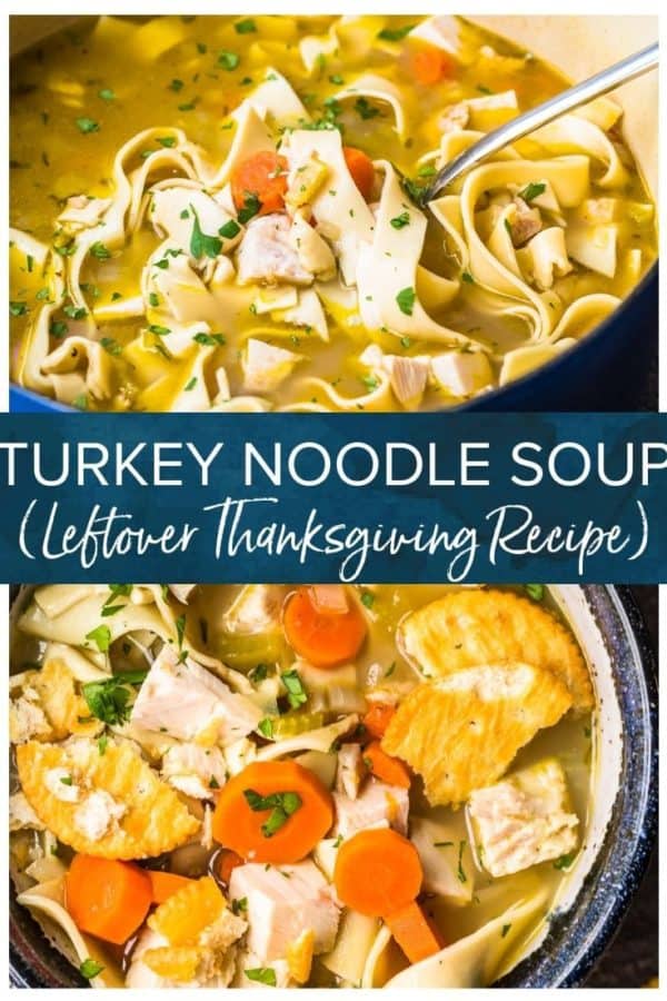 turkey noodle soup pinterest image