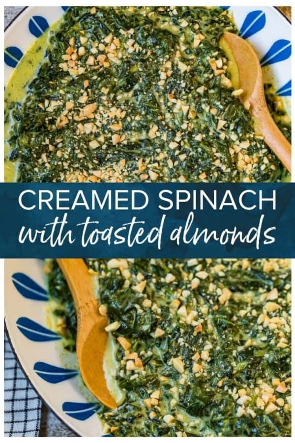 Creamed Spinach with Toasted Almonds Recipe - 12