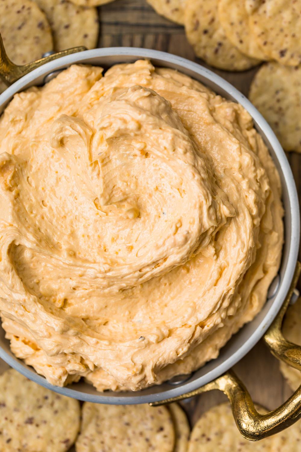 Close up of Beer Cheese Dip