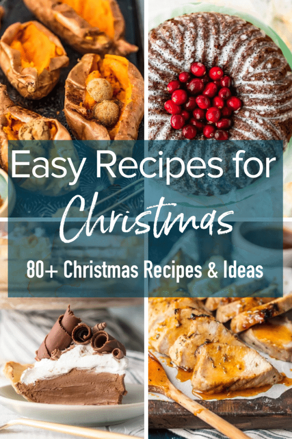 text: easy recipes for christmas