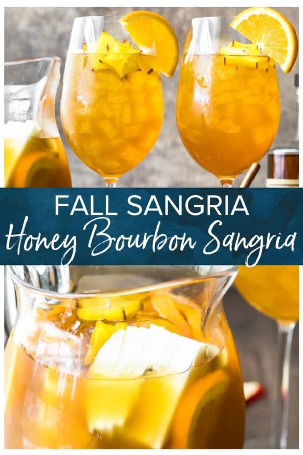 Fall Sangria  Honey Bourbon Sangria Recipe  - 61
