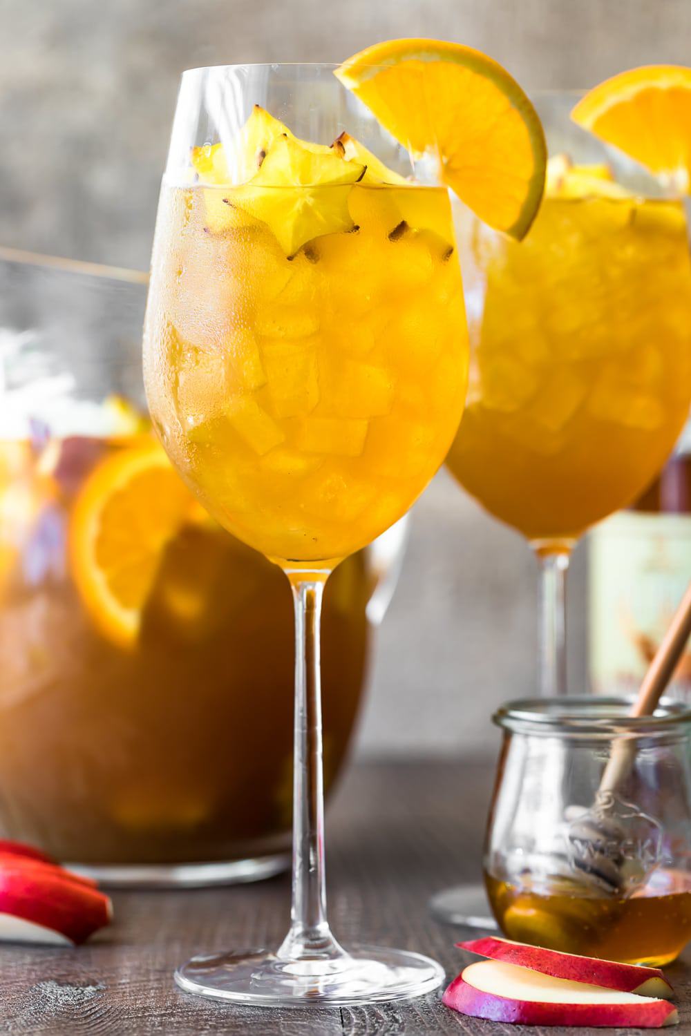 Fall Sangria  Honey Bourbon Sangria Recipe  - 72