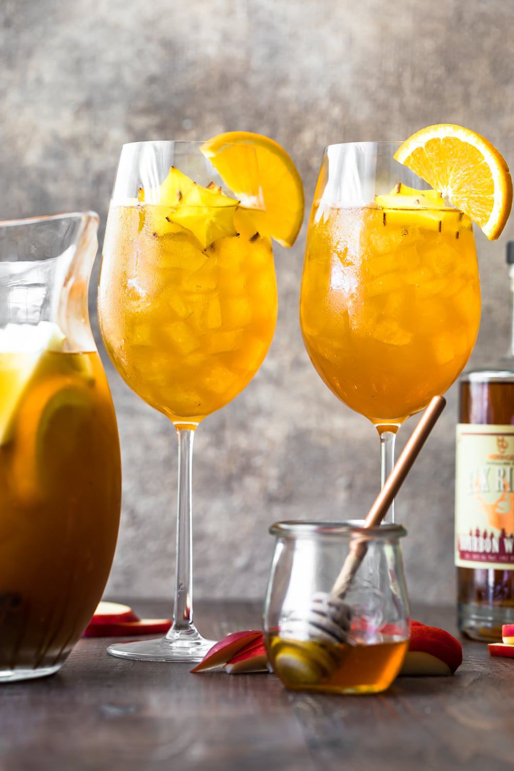 Fall Sangria  Honey Bourbon Sangria Recipe  - 7