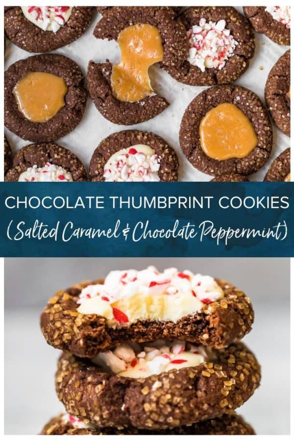 Chocolate Thumbprint Cookies  Salted Caramel or White Chocolate Peppermint  Recipe - 14