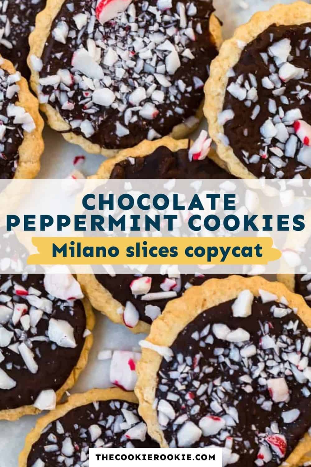 Copycat Pepperidge Farm Milano Slices Cookies pin image