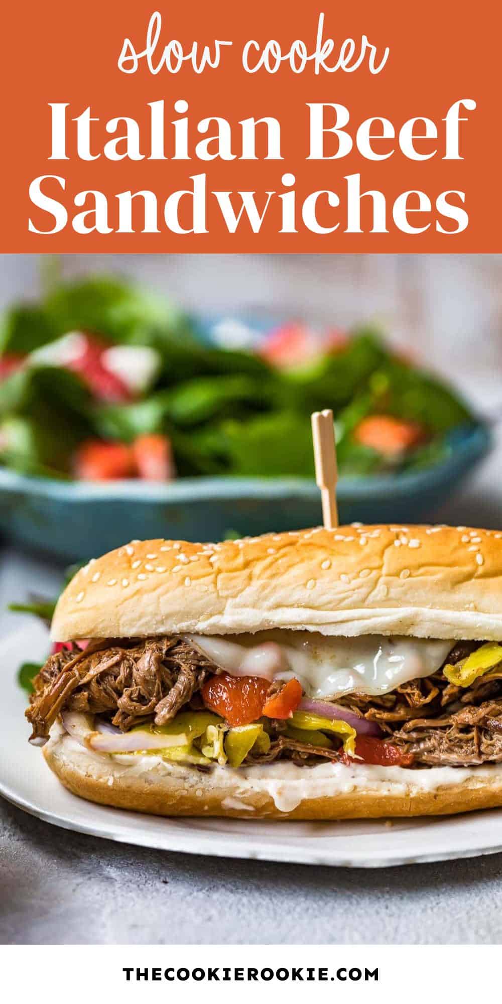 Italian Beef Sandwiches pin image