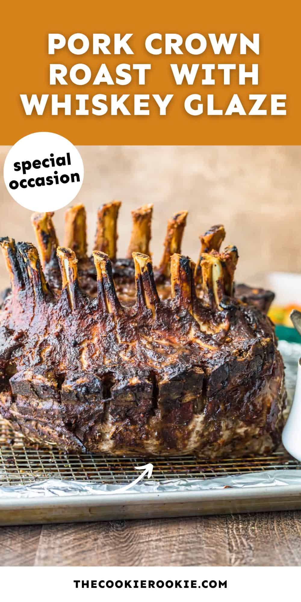 pork crown roast pin image
