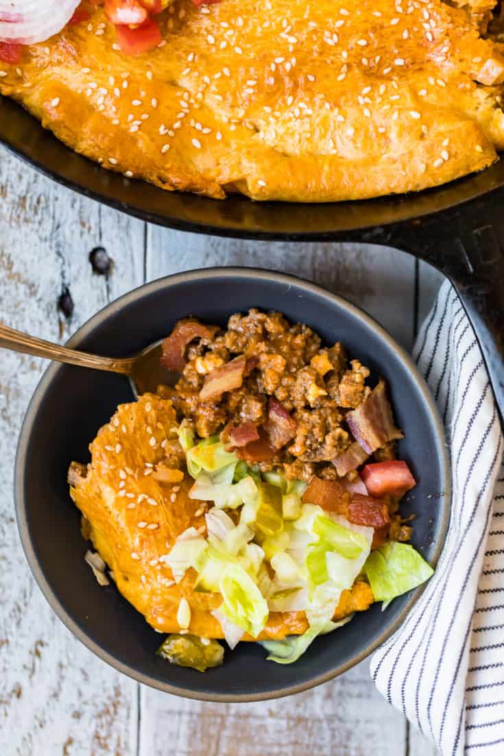 Cozy Bacon Cheeseburger Pot Pie Recipe The Cookie Rookie®