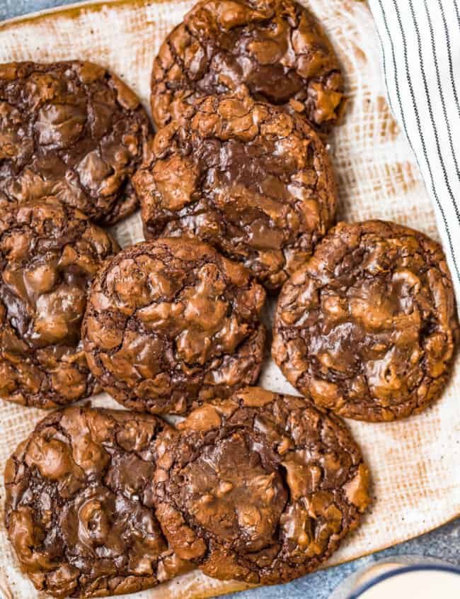 chocolate fudgy brownie cookies