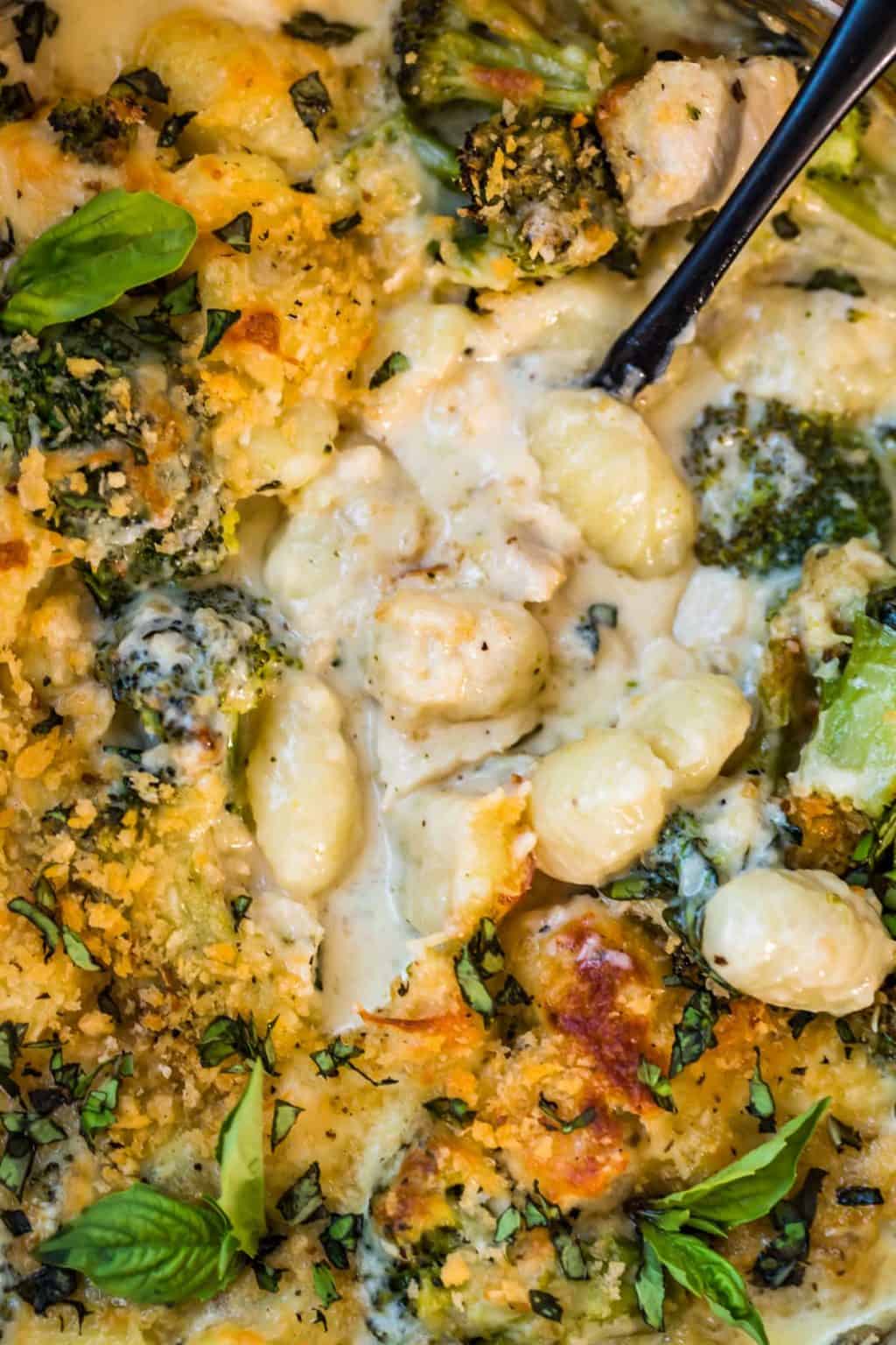 Chicken Alfredo Gnocchi Bake Recipe (VIDEO) The Cookie Rookie®