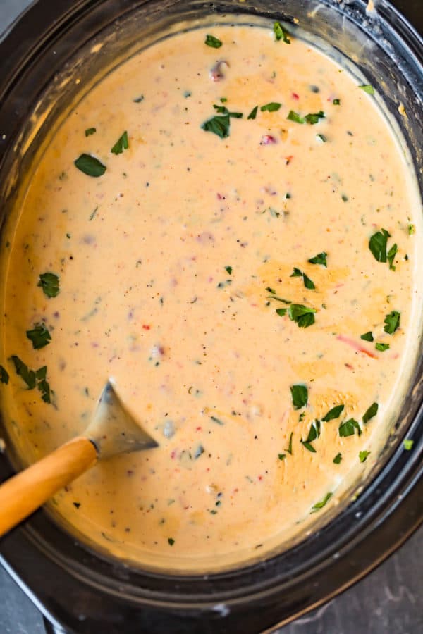 Crock Pot Queso Cheese Dip Recipe The Cookie Rookie® (VIDEO)