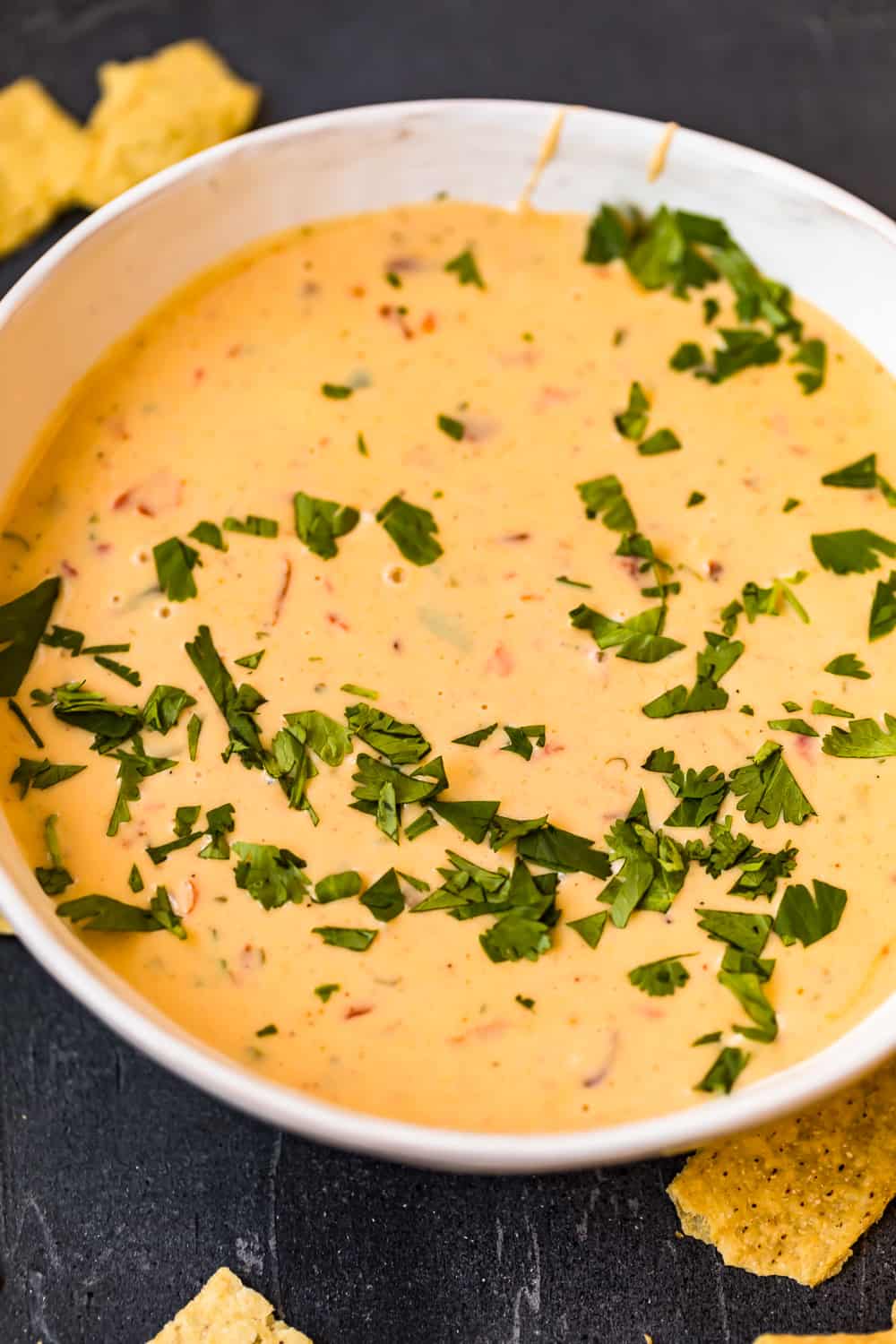 dip in bowl 