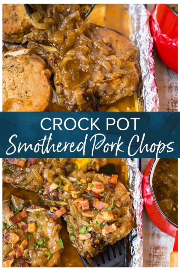 crock pot smothered pork chops pinterest pic