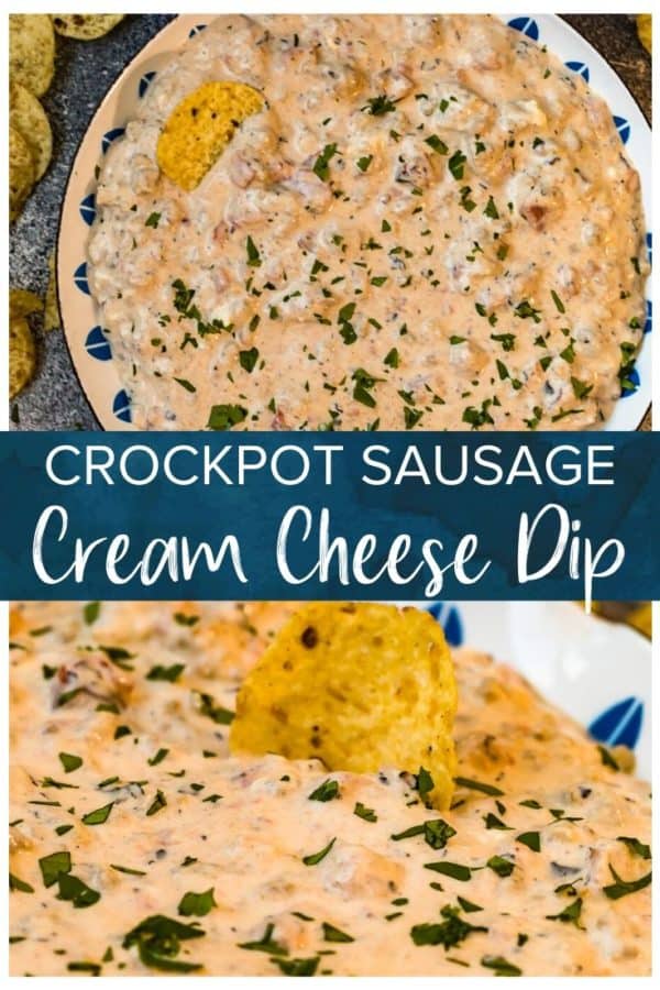 Crockpot Sausage Cream Cheese Dip (Sausage Rotel Dip Recipe) The