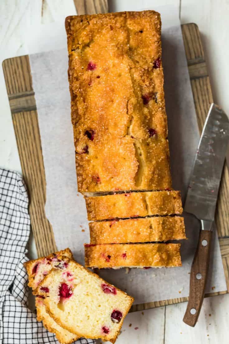 Glazed Lemon Cranberry Bread Recipe The Cookie Rookie®