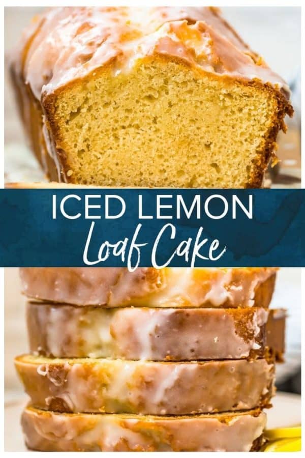 iced lemon loaf cake pinterest photo