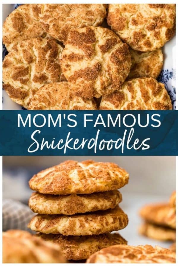 Mom's Famous Snickerdoodles- Pinterest collage
