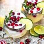 white christmas tequila sour featured image