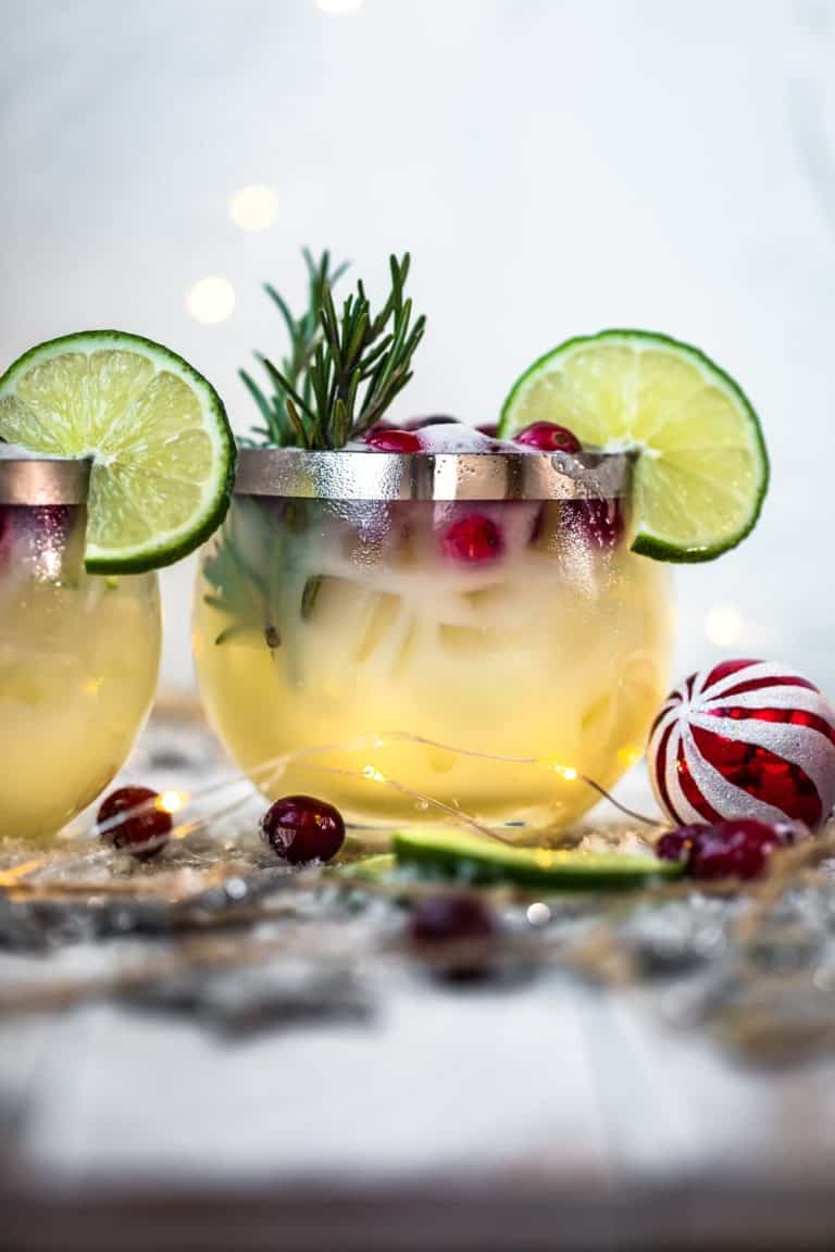 White Christmas Tequila Sours - The Cookie Rookie®