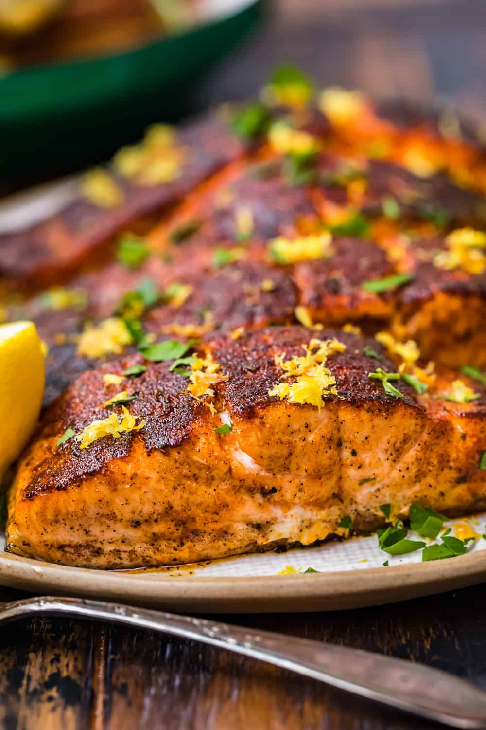 Blackened Salmon Recipe - The Cookie Rookie® (HOW TO VIDEO)